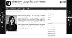 Desktop Screenshot of maddalaw.com