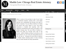 Tablet Screenshot of maddalaw.com